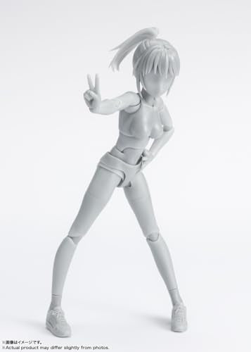 S.H.Figuarts Body-chan School Life Edition DX Set Gray Color Ver. BAS66066 NEW_5