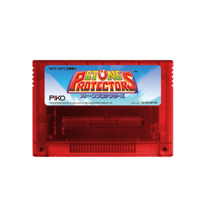 Super Famicom Compatible Machines Stone Protectors Game Software CC-SFCSP-OR NEW_2