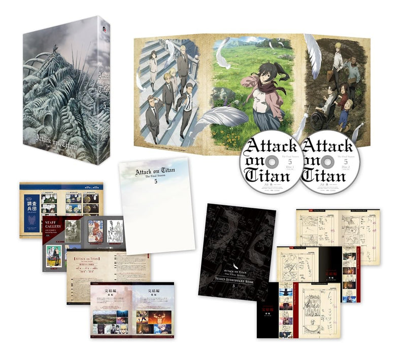 [Blu-ray] Attack on Titan The Final Season Vol.5 Limited Edition PCXG-50825 NEW_1