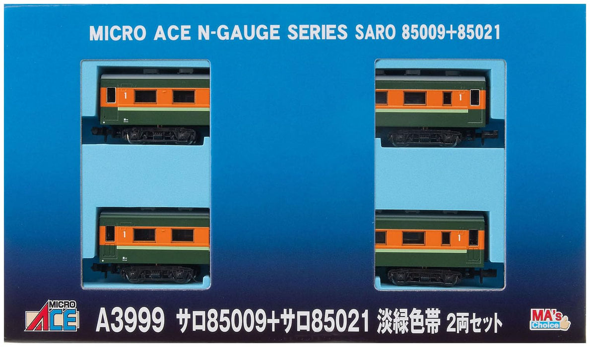Micro Ace N Gauge MA's Choice Salo 85009+Salo 85021 Light green color band A3999_1