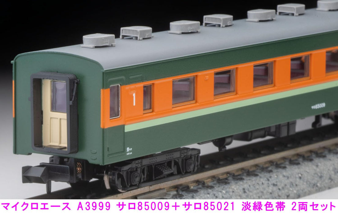 Micro Ace N Gauge MA's Choice Salo 85009+Salo 85021 Light green color band A3999_2