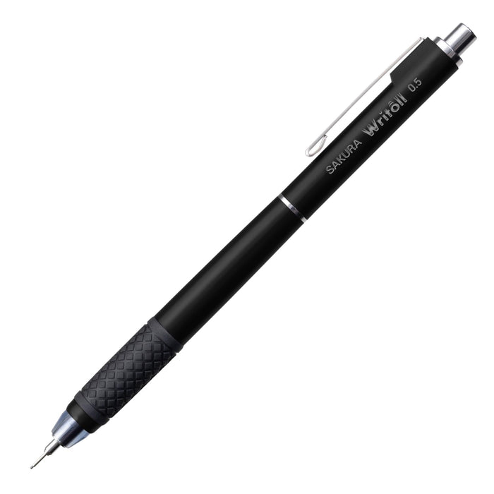 SAKURA CRAYPAS mechanical pencil lightru 0.5mm black NS505W#49 Double Knock NEW_1