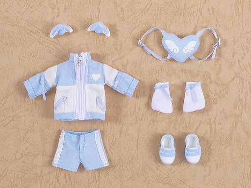 Nendoroid Doll Outfit Set Subculture Fashion Tracksuit Blue G17802 Cloth, Magnet_2