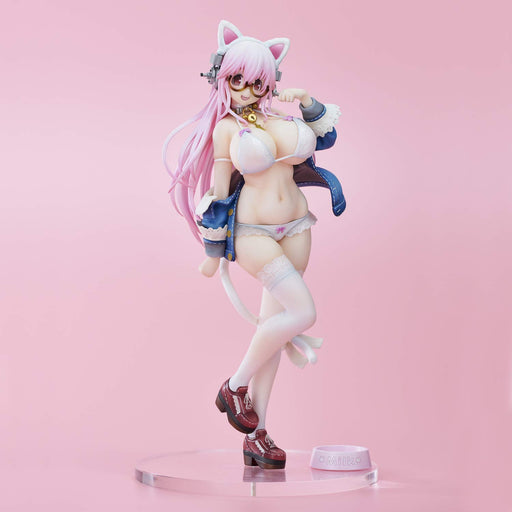 Union Creative Super Sonico White Cat Ver. non-scale PVC&ABS Figure Resale NEW_2