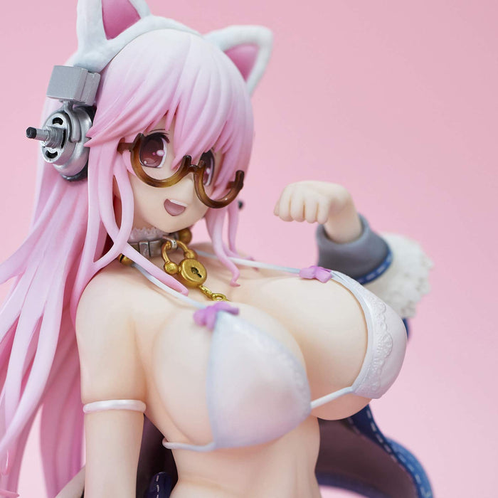Union Creative Super Sonico White Cat Ver. non-scale PVC&ABS Figure Resale NEW_6