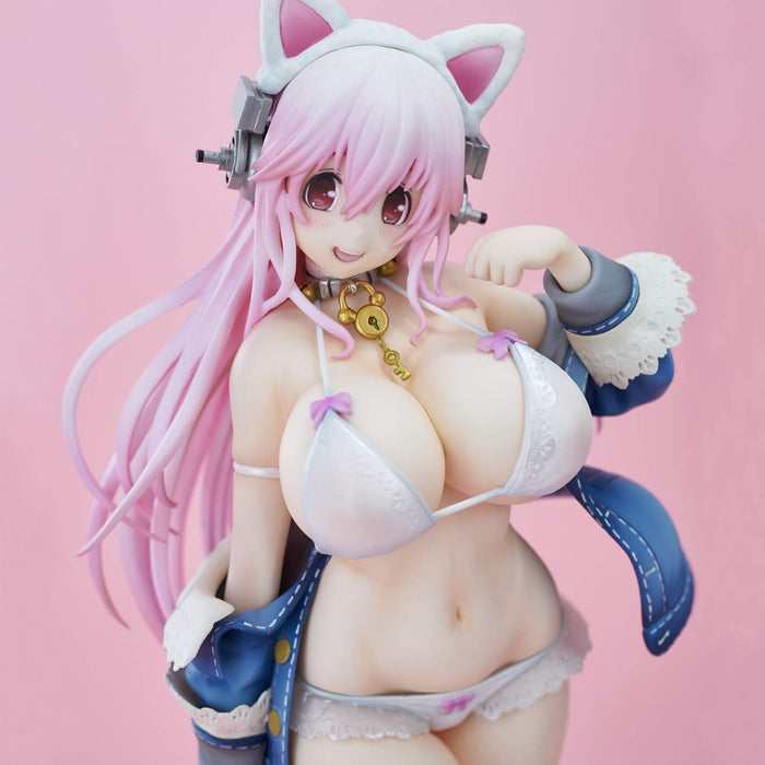 Union Creative Super Sonico White Cat Ver. non-scale PVC&ABS Figure Resale NEW_8