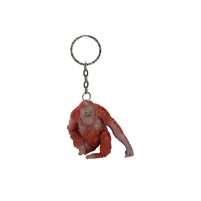 Detail Science And Nature Animal Keyring Orangutan W5.5xD4xH5cm PVC Metal NEW_1