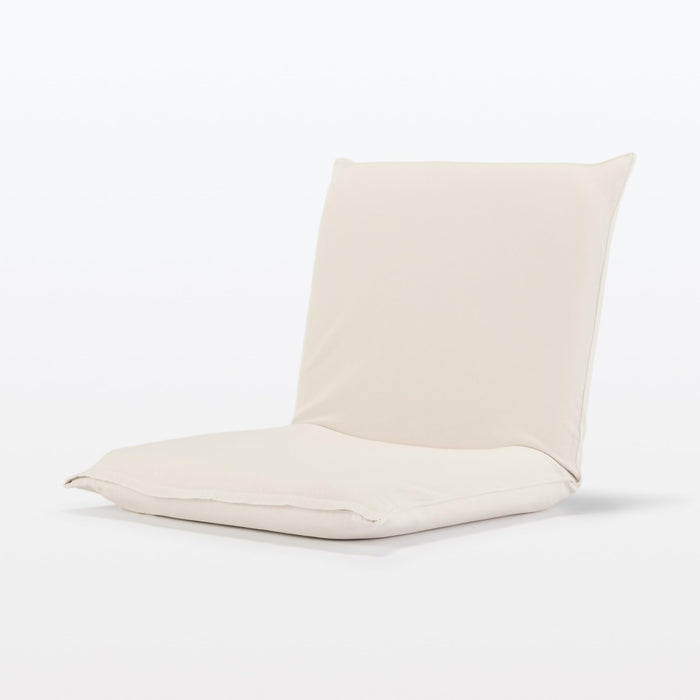 Muji Seat Chair Large Kinari W62.5xD68xH53cm 12911043 washed cotton canvas NEW_5