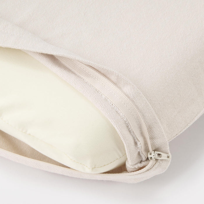 Muji Seat Chair Large Kinari W62.5xD68xH53cm 12911043 washed cotton canvas NEW_7
