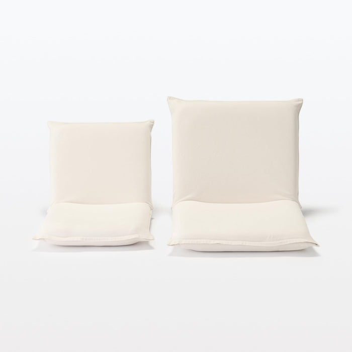 Muji Seat Chair Large Kinari W62.5xD68xH53cm 12911043 washed cotton canvas NEW_9