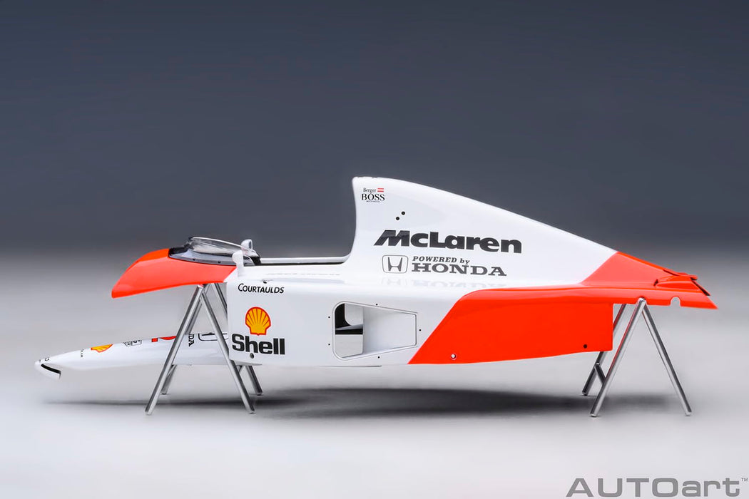 AUTOart 89151 1/18 McLaren Honda MP4/6 Japan GP 1991 #2 Gerhard Berger with Logo_5