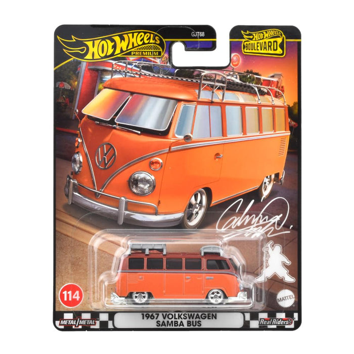 Mattel Hot Wheels Boulevard '67 Volkswagen Sambabus Diecast Miniature Car HRT62_4
