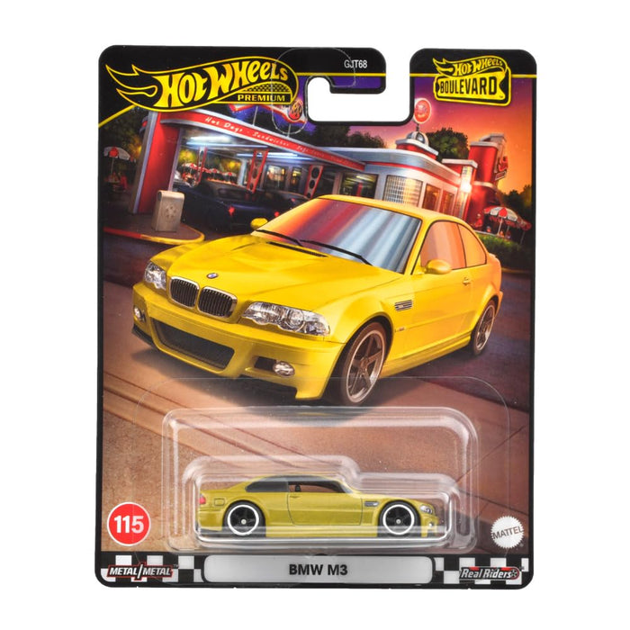 Mattel Hot Wheels Boulevard BMW M3 Diecast Miniature Model Car Yellos HRT80 NEW_4
