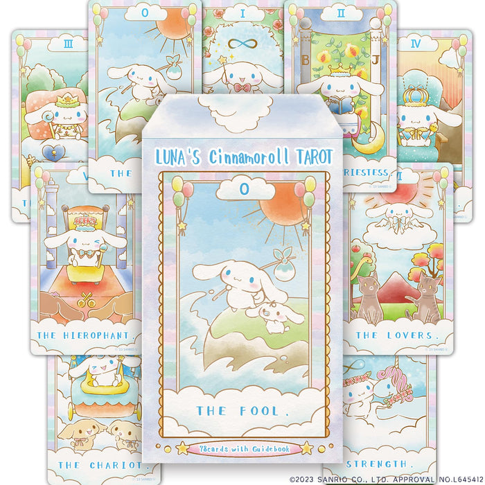 LUNA'S Cinnamoroll TAROT Rider version compliant Cute for beginners Sanrio NEW_1