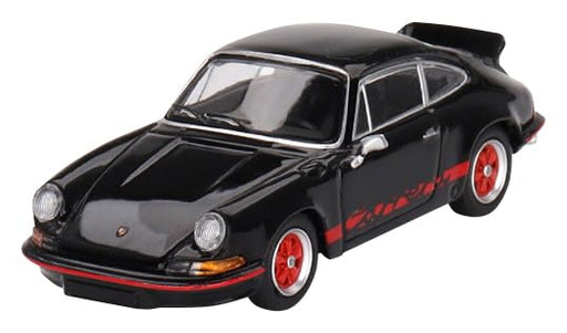 MINI GT 1/64 Porsche 911 Carrera RS 2.7 Black with Red Livery LHD MGT00688-L NEW_1