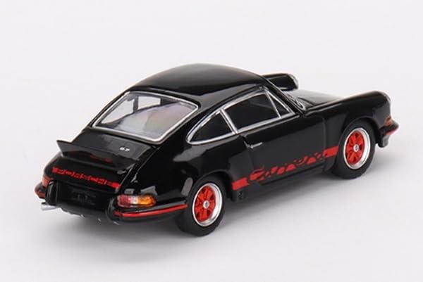 MINI GT 1/64 Porsche 911 Carrera RS 2.7 Black with Red Livery LHD MGT00688-L NEW_2