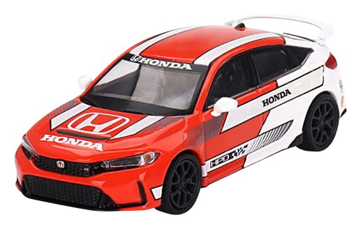 MINI GT 1/64 Honda Civic Type R 2023 #1 Pace Car Red LHD Diecast Car MGT00686-L_1