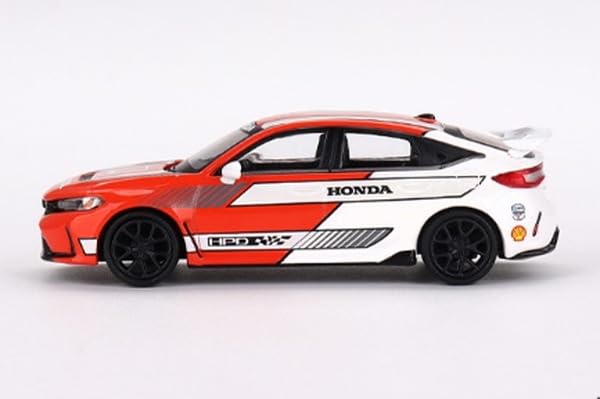 MINI GT 1/64 Honda Civic Type R 2023 #1 Pace Car Red LHD Diecast Car MGT00686-L_3