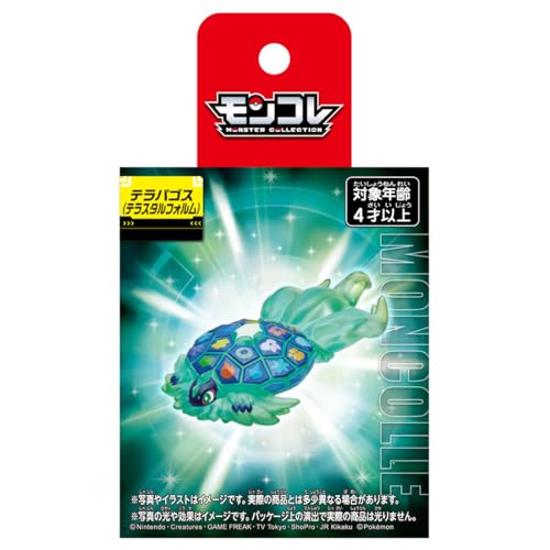 TAKARA TOMY Pokemon Moncolle Terrapagos Terrastalform PVC 8cm Action Figure NEW_7