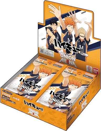 UNION ARENA Booster Pack Haikyu!! UA19BT Box Bandai 8 cards x 16 packs Paper NEW_1