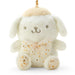Sanrio Pompompurin Mascot Holder Keychain White Design 11x12x9cm 031585 NEW_2