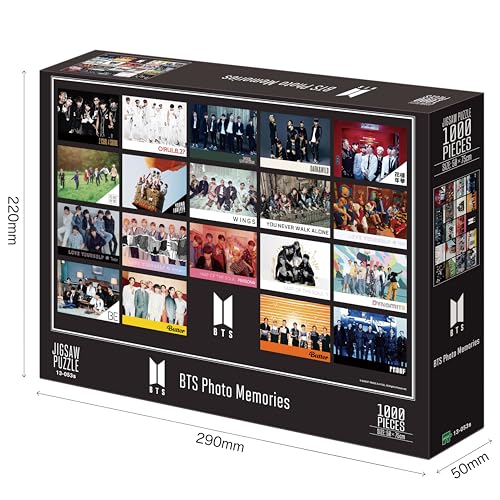 EPOCH BTS Photo Memories 1000 piece jigsaw puzzle (50x75cm) 13-053s K-Pop NEW_2