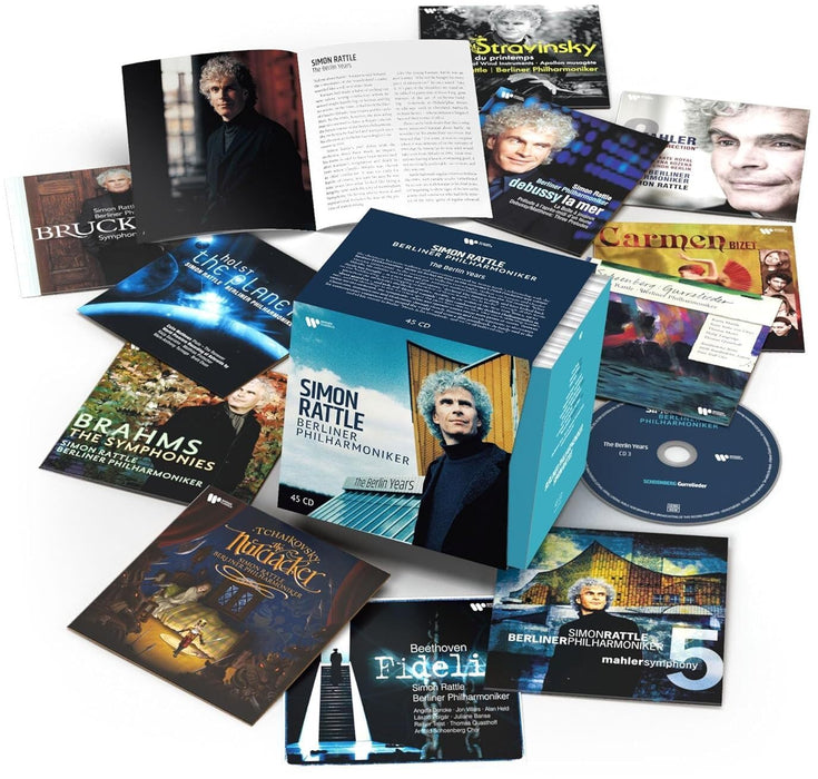 Simon Rattle Berliner Philharmoniker [45CD] Box Limited Edition 5419768589 NEW_1