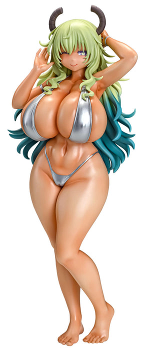 Q-Six Miss Kobayashi’s Dragon Maid Lucoa Bikini Style Suntan Ver. PVC Figure NEW_1