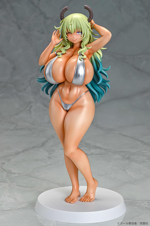 Q-Six Miss Kobayashi’s Dragon Maid Lucoa Bikini Style Suntan Ver. PVC Figure NEW_2