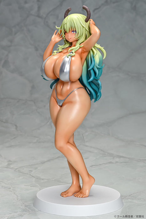 Q-Six Miss Kobayashi’s Dragon Maid Lucoa Bikini Style Suntan Ver. PVC Figure NEW_3