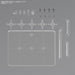 Bandai Spirits Action Base 8 Clear Color Display Stand For Plastic Model NEW_2