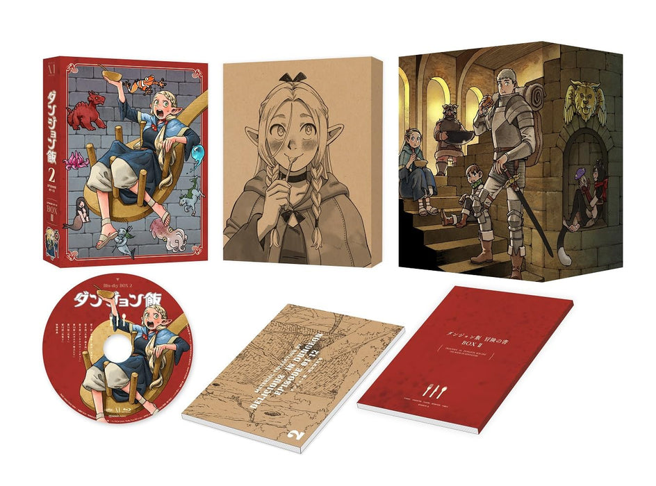 Delicious in Dungeon Blu-ray BOX Vol.2 Standard Edition ZMAZ-16942 TV Anime NEW_1
