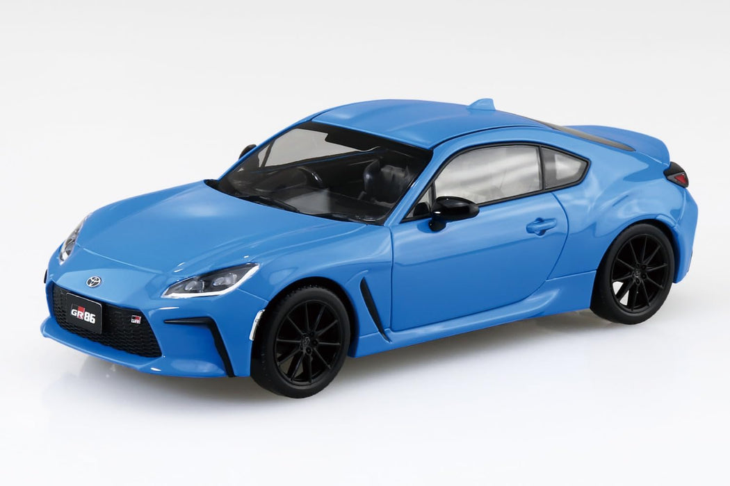 Aoshima 1/32 The Snap Kit Series Toyota GR86 Bright Blue Pre-Painted Kit 21-E_2