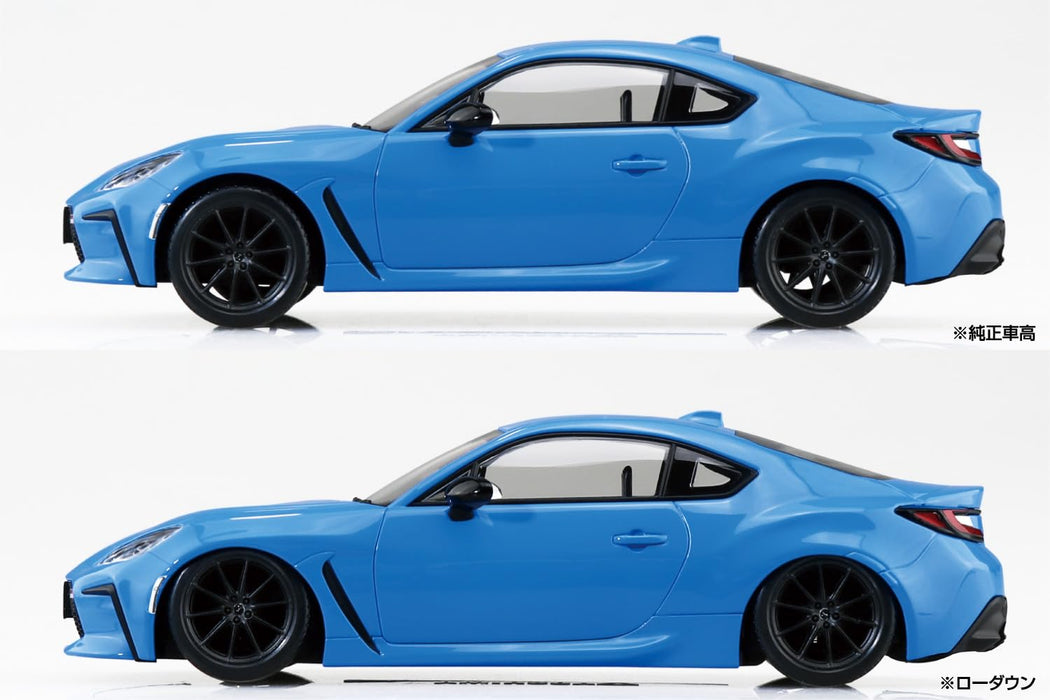 Aoshima 1/32 The Snap Kit Series Toyota GR86 Bright Blue Pre-Painted Kit 21-E_6