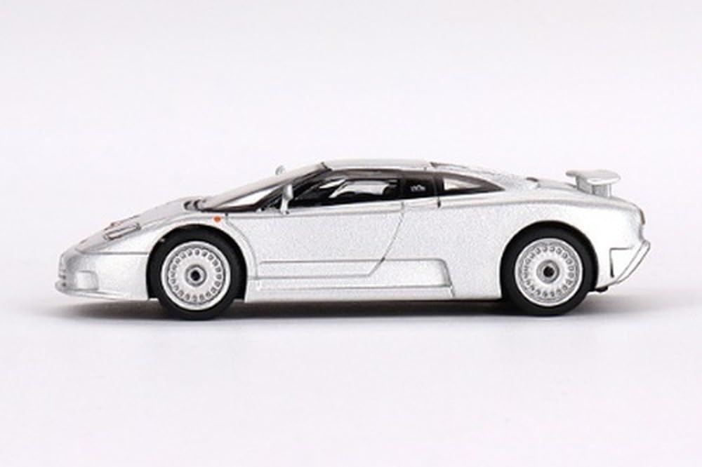 MINI GT 1/64 Bugatti EB110 GT Grigio Chiaro LHD Diecast Car Model Car MGT00704-L_3