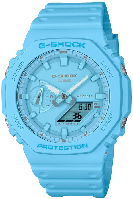 CASIO G-SHOCK TONE-ON-TONE Series GA-2100-2A2JF Blue Men's Watch turquoise NEW_1