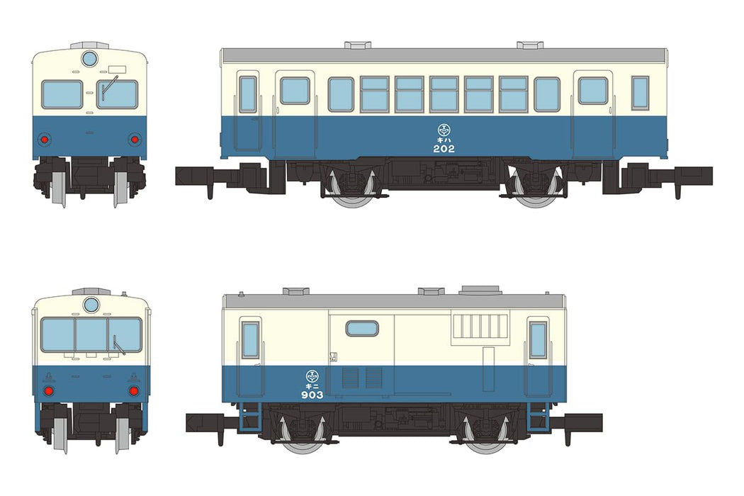 Nostalgic Railway Tomii Kiha 202+Kini 903 new paint 2car diorama supplies 332046_1