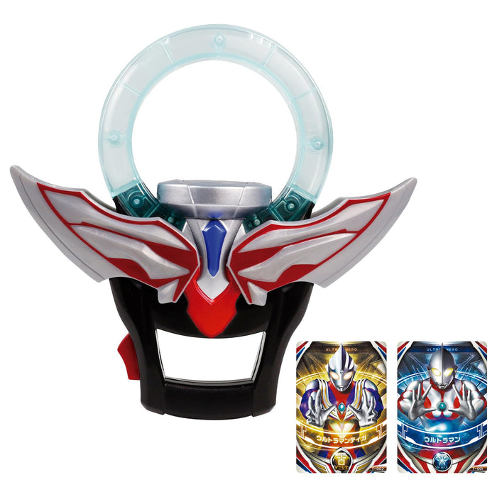 BANDAI ULTRAMAN ORB SOUND ULTRA NARIKIRI ORB RING Action Figure with Cards NEW_1
