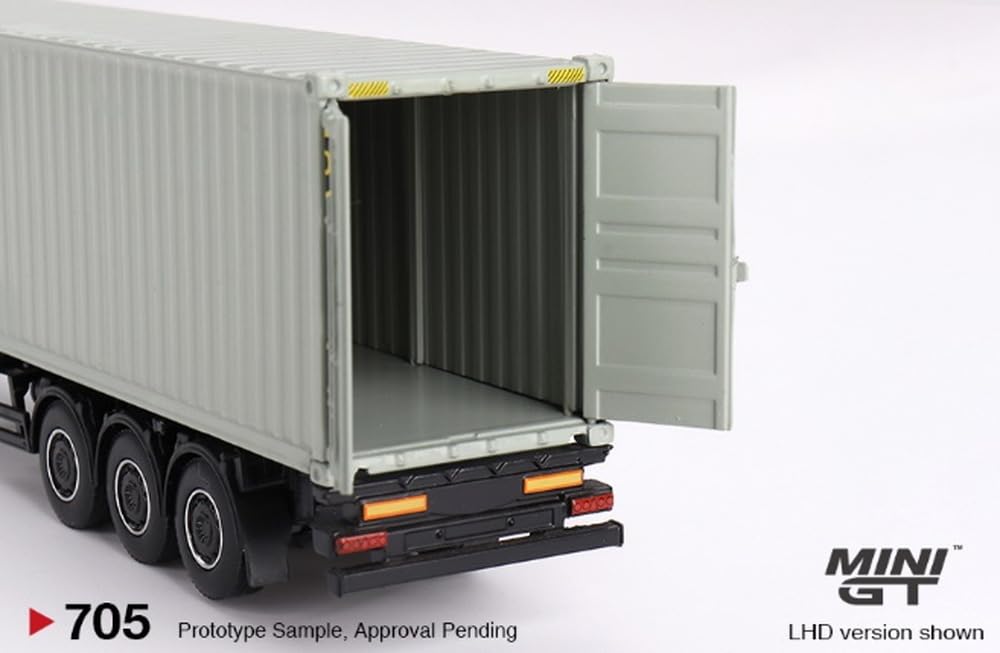 MINI GT 1/64 Mercedes-Benz Actros 40ft Container UPS Europe LHD MGT00705-L NEW_4