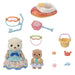 EPOCH Sylvanian Families Sea Otter Siblings Sea Play Set Doll & Furniture FS-57_5