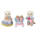 EPOCH Sylvanian Families Sea Otter Family Doll FS-54 Set of 4 dolls Polyester_1