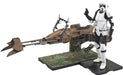 Star Wars Return of the Jedi Scout Trooper&Speeder Bike Model kit BANDAI NEW_1