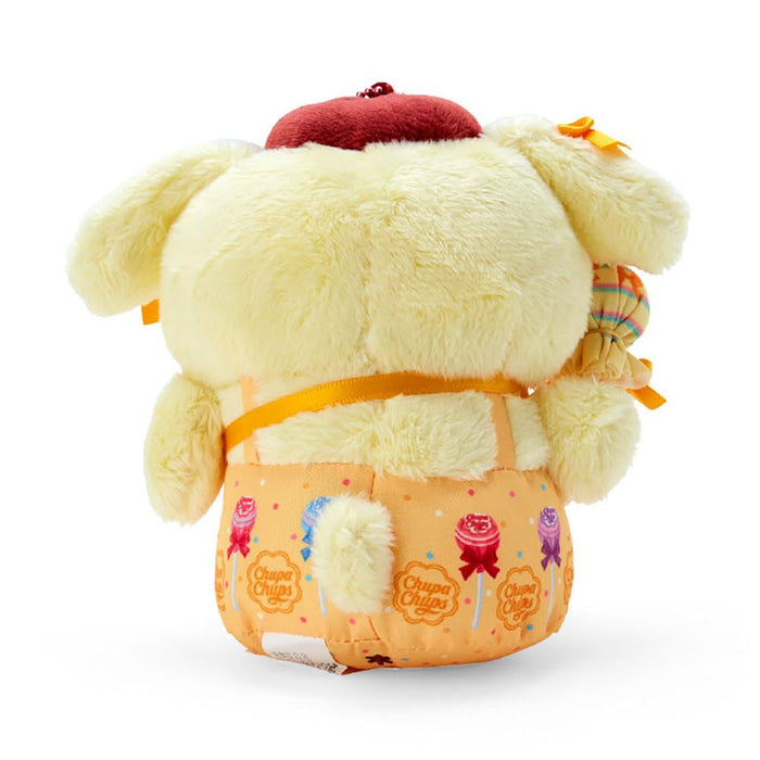Sanrio Pompompurin Mascot Holder Keychain Chupa Chups 2 14.5x11.5x10cm 043508_3