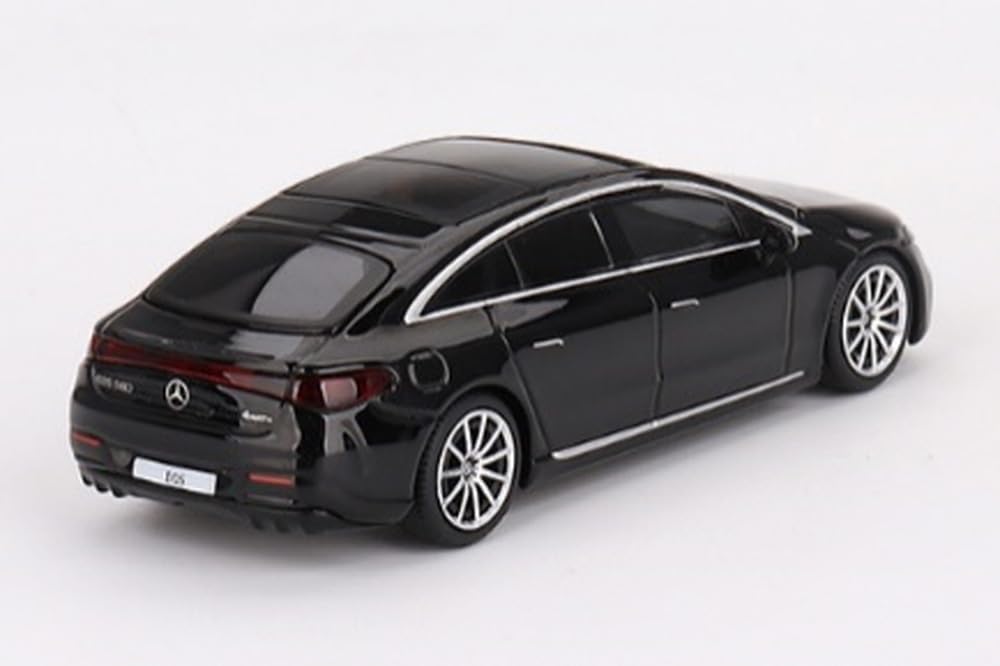 MINI GT 1/64 Mercedes-Benz EQS 580 4MATIC Black LHD Diecast Toy MGT00694-L NEW_2