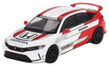 1/64 Honda Civic Type R 2023 #2 Pace Car White LHD Diecast Toy MGT00721-MJ NEW_1