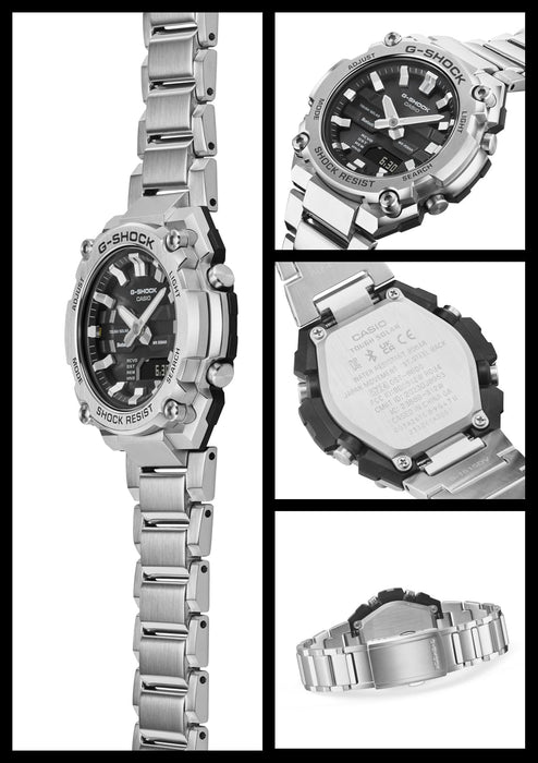 CASIO G-SHOCK GST-B600D-1AJF G-STEEL Bluetooth Solar Ana-Digi Men's Watch NEW_6