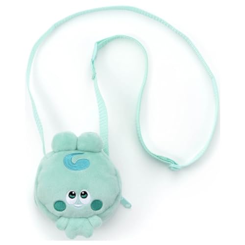 Punirunes Punitomo Tsushin Going Out Runrun Pouch TOMORUN Ver. Green 11cm NEW_1