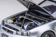 AUTOart 1/18 NISSAN SKYLINE NISMO R34 GT-R Z-tune Z-tune 77461 Silver Diecast_5