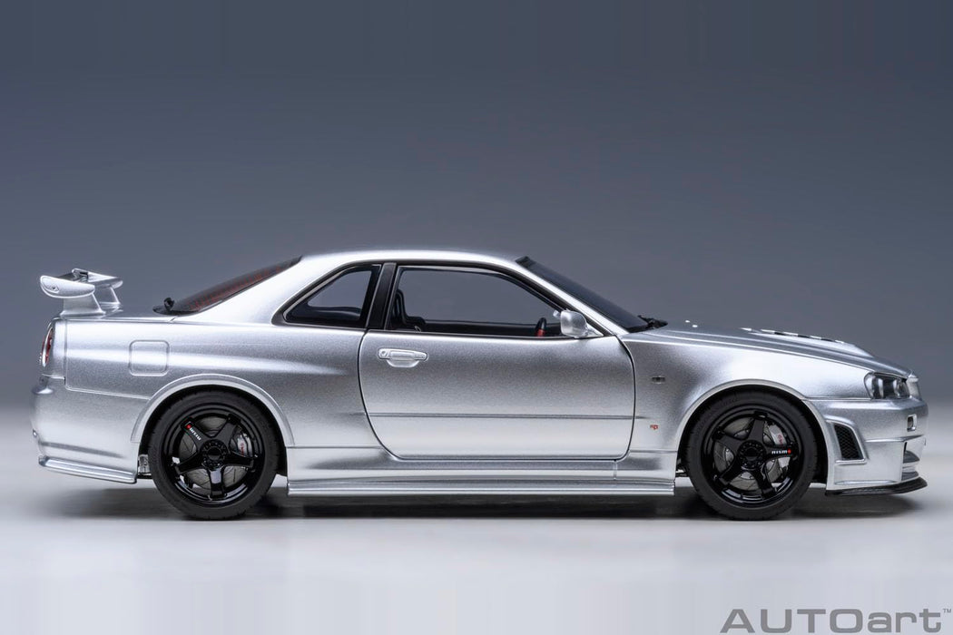 AUTOart 1/18 NISSAN SKYLINE NISMO R34 GT-R Z-tune Z-tune 77461 Silver Diecast_9