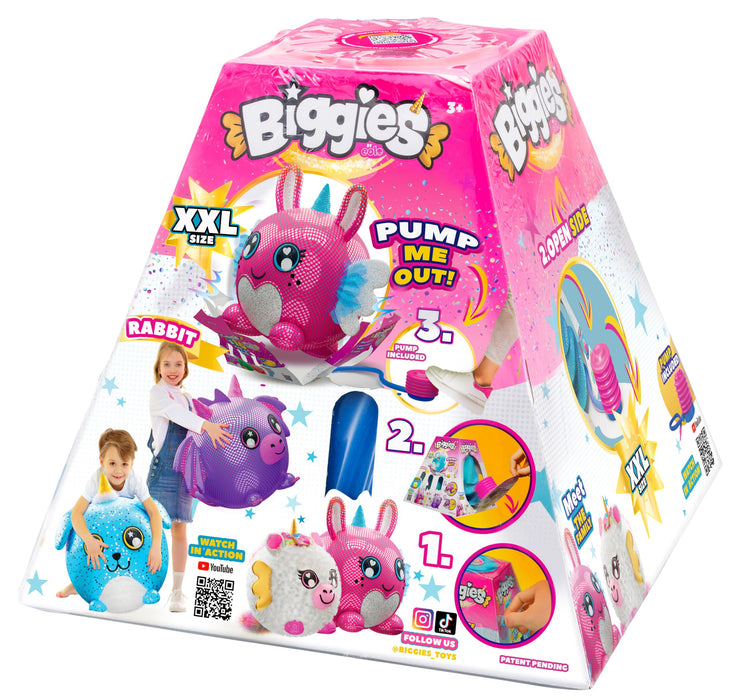 Agatsuma Biggies Rabbit W430xH430xD430mm Ball Type Air Doll Polyester, ABS NEW_2